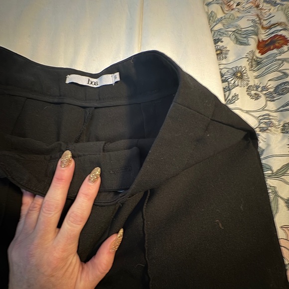 Because of Alice BOA. Wide Leg Suit black Trousers woman’s small - Picture 4 of 10